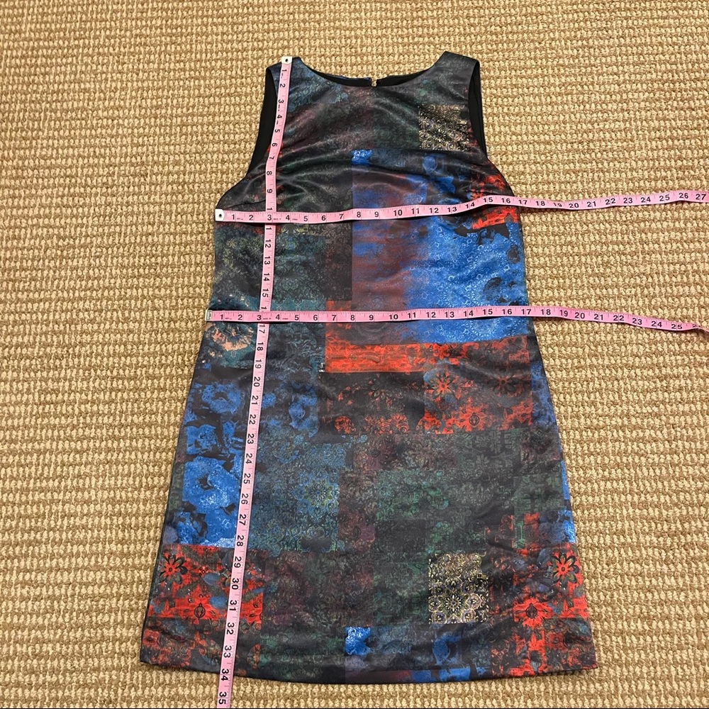 Alice + Olivia Clyde A-Line Shift Patchwork Dress… - image 6